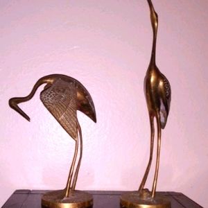 Vintage Brass Storks